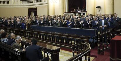 Constituent assembly in the Spanish Senate on Wednesday.