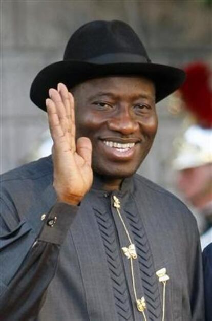 El presidente de Nigeria Jonathan Goodluck. REUTERS / Remy de la Mauviniere/Pool