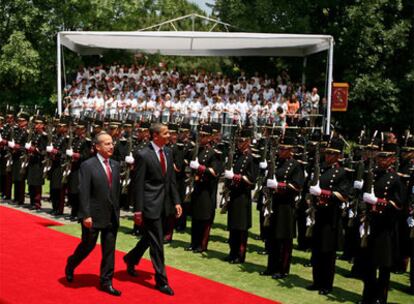 Barack Obama y Felipe Calderón
