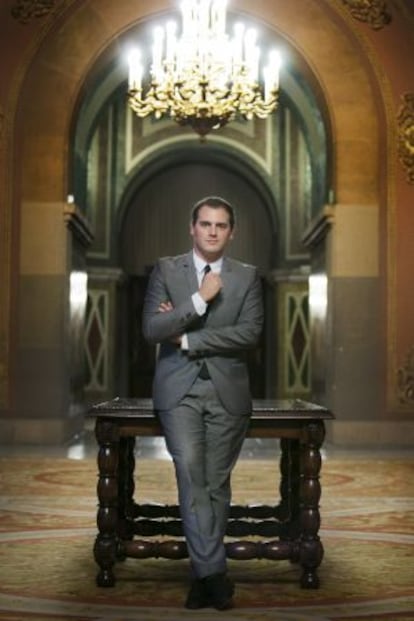 Albert Rivera, el jueves en el Parlamento catal&aacute;n. 