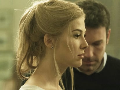 Rosamund Pike como Amy Dunne en ‘Perdida’ (2014).