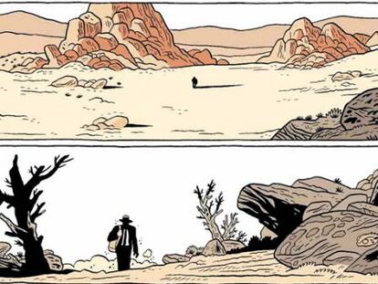 Un gánster errando en el desierto