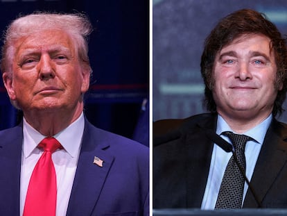 Donald Trump y Javier Milei.