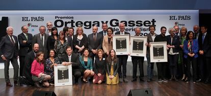 Entrega de los premios Ortega y Gasset de Periodismo, en 2019.