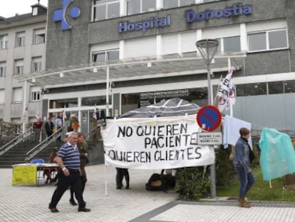 El Hospital Donostia, incluido en la red de Osakidetza.