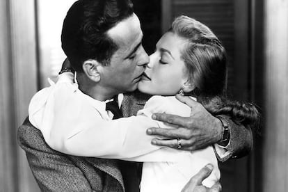 Humphrey Bogart y Lauren Bacall en El sueño eterno (Howard Hawks, 1946).