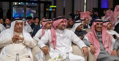 Imagen del anuncio de salida a Bolsa de Aramco.
