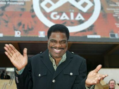 Billy Preston, durante su asistencia al Festival de Cannes en 2004.