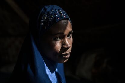 Retrato de Fatama, que estuvo tres meses secuestrada por Boko Haram.