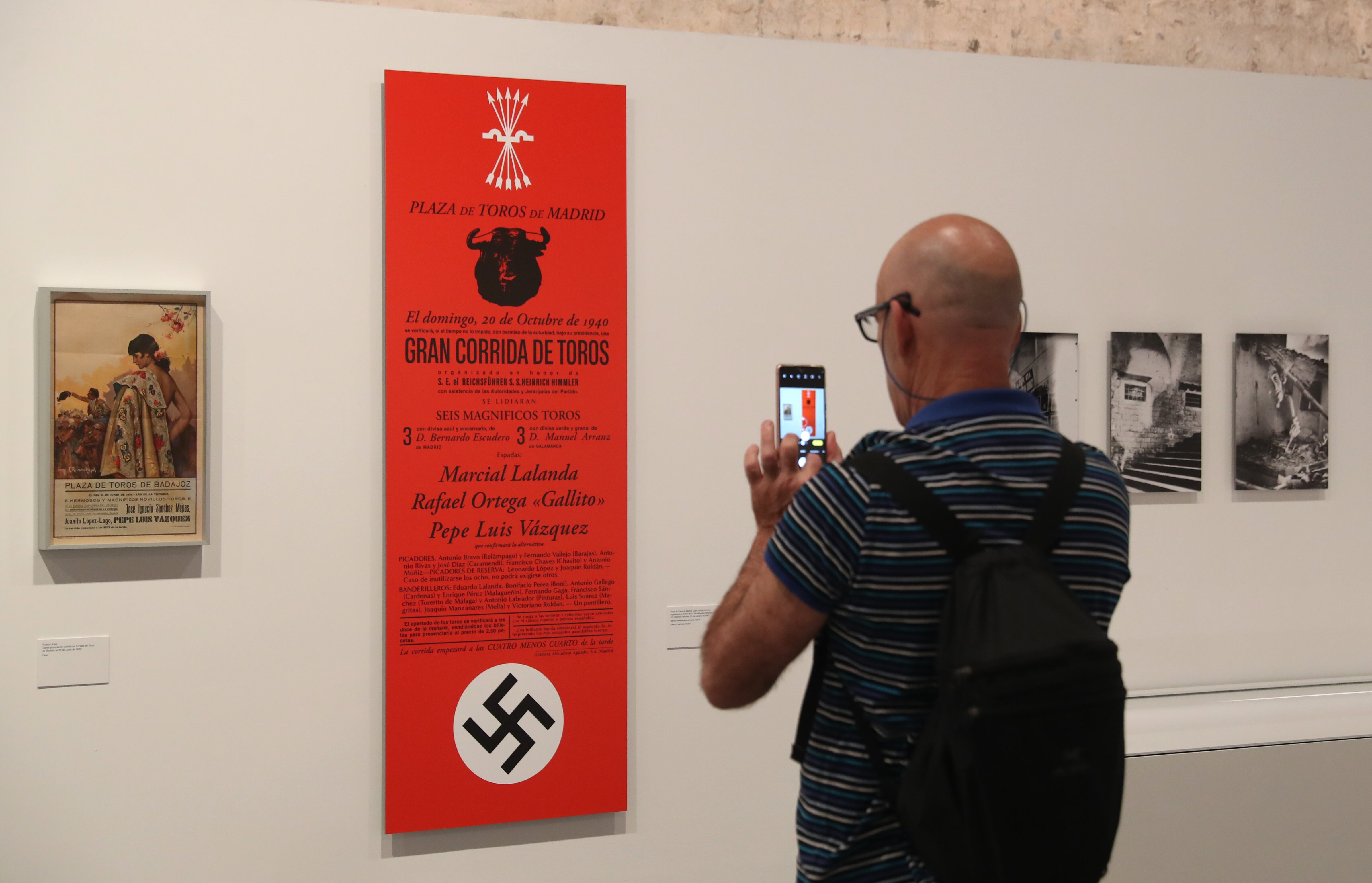 Cartel de la corrida de toros en Las Ventas en honor al dirigente nazi Himler en 1940.