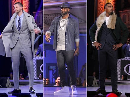 Así fue el primer desfile de moda de la historia de la NBA