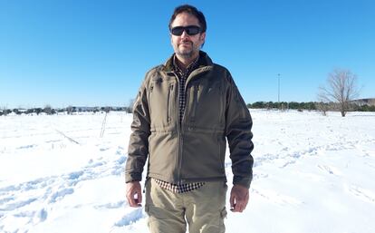 Cayetano Torres, delegado de la Aemet en Madrid, tras la nevada histórica en la ciudad.