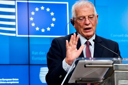 El Alto Representante de la UE, Josep Borrell, este jueves.