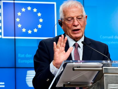 El Alto Representante de la UE, Josep Borrell, este jueves.