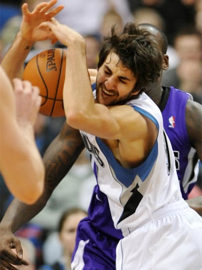 Ricky Rubio, durante el partido