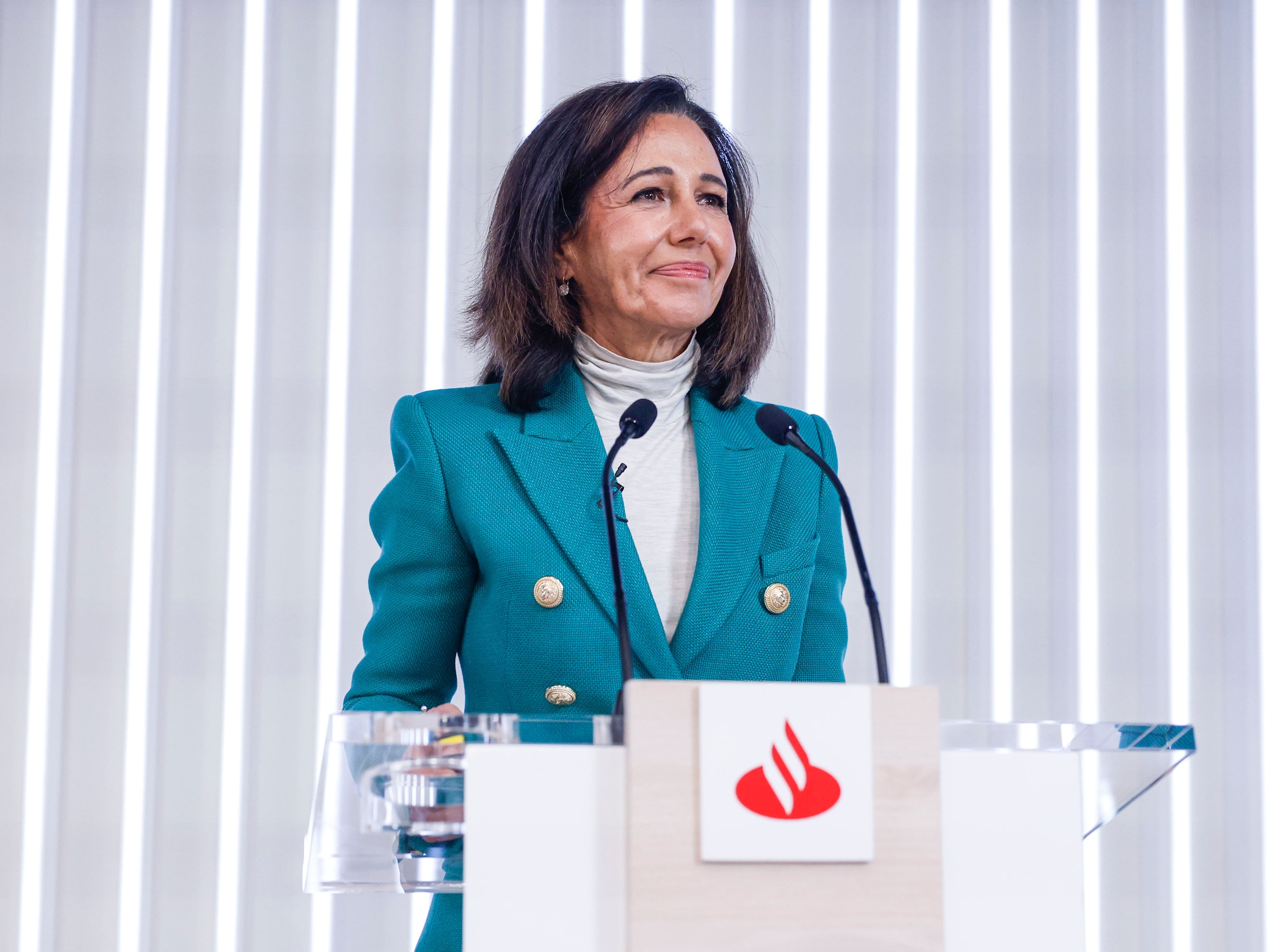 La presidenta del Banco Santander, Ana Botín.