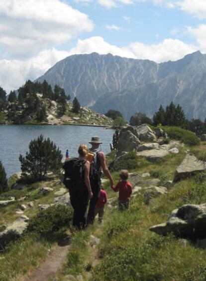 Senderismo con niños en el Parque Nacional de Aigüestortes