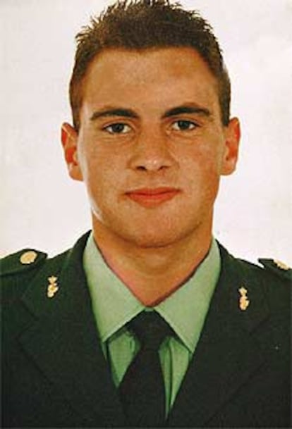 El guardia civil asesinado, Antonio Molina Martín.