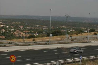 Terrenos de la llamada Área Homogénea Norte, en el municipio de Torrelodones.