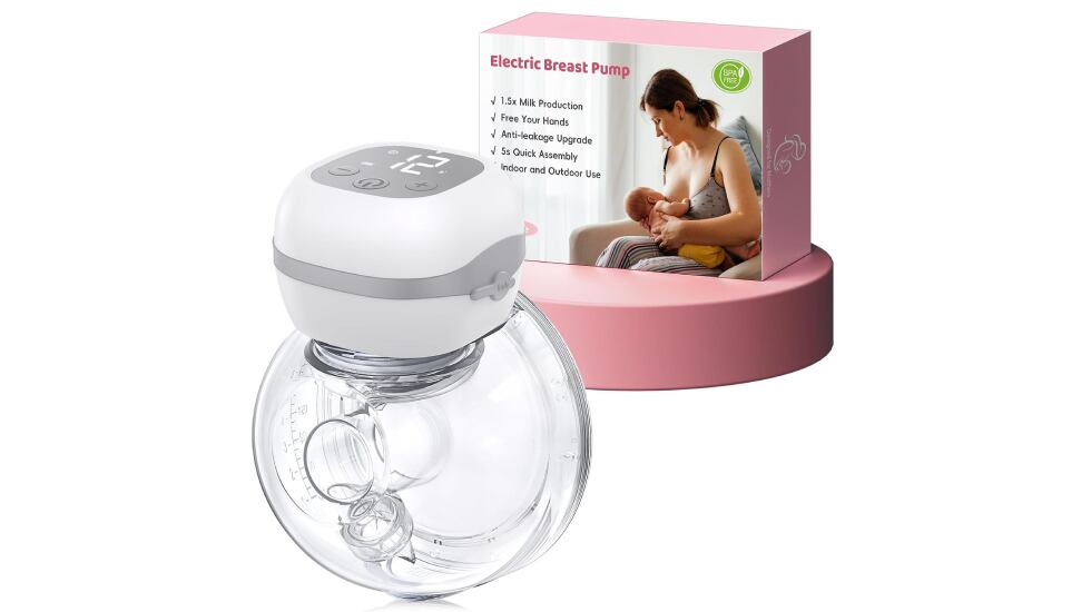 Extractor de leche materna eléctrico y sin BPA.