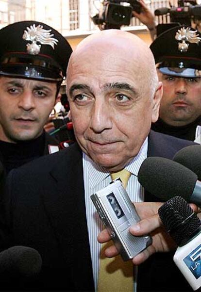 Galliani, vicepresidente del Milan, el pasado mes de mayo.