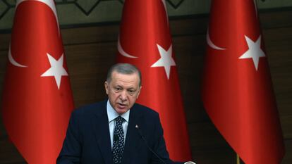 El presidente turco pronunciaba el día 11 un discurso en una conferencia internacional de defensores del pueblo en Ankara.