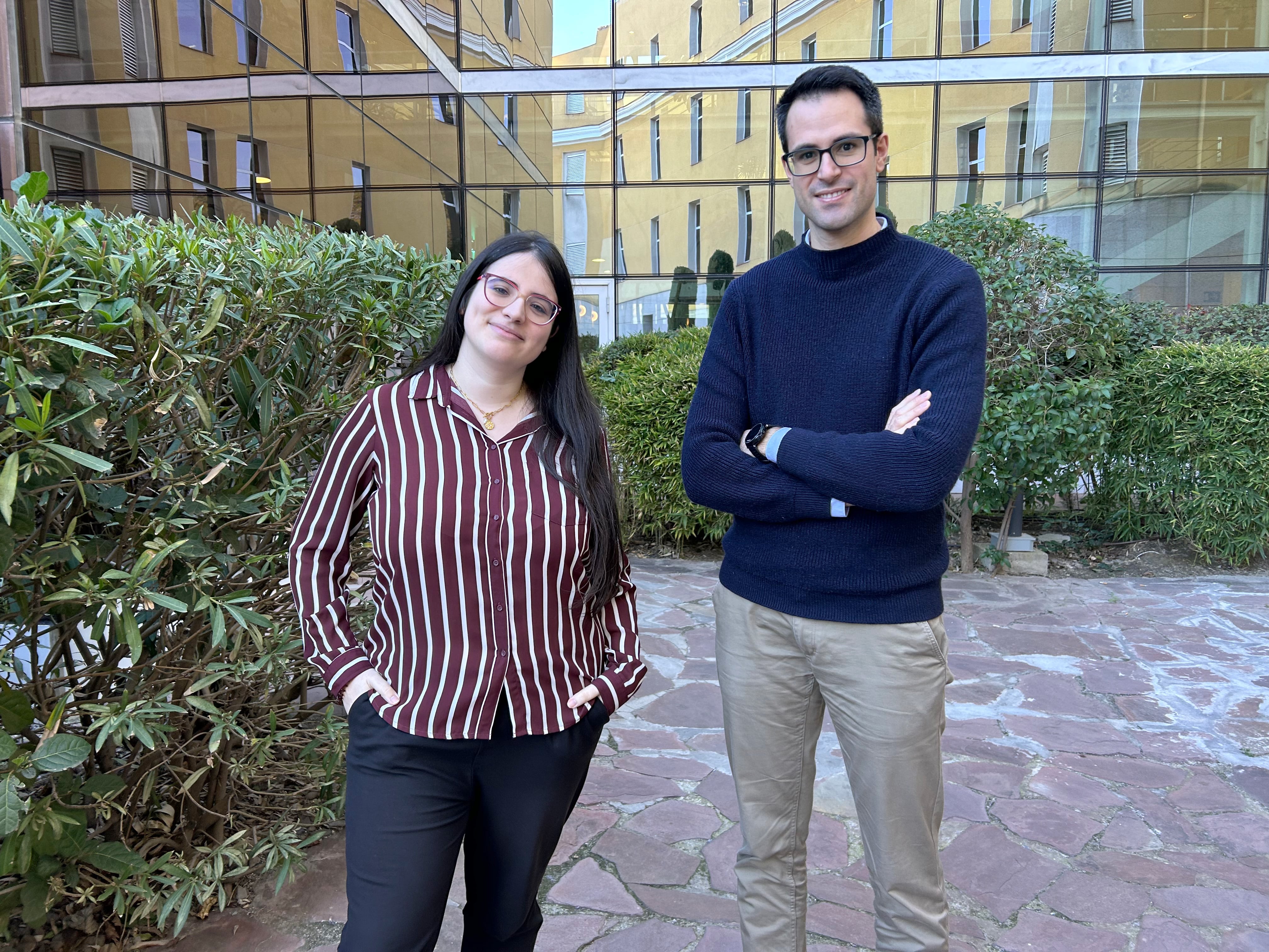 Pilar Gallego y Marcos Díaz-Gay, investigadores del Centro Nacional de Investigaciones Oncológicas.
