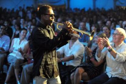 Roy Hargrove en el festival de Marciac.