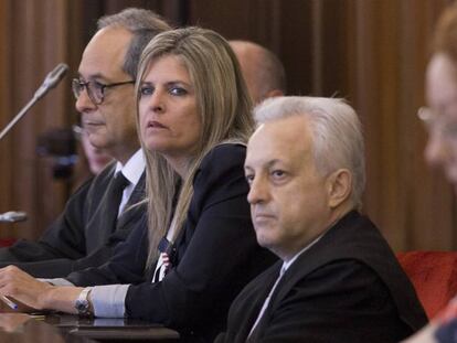 Ana Hermosos, durante el juicio en la Audiencia Provincial de Sevilla.