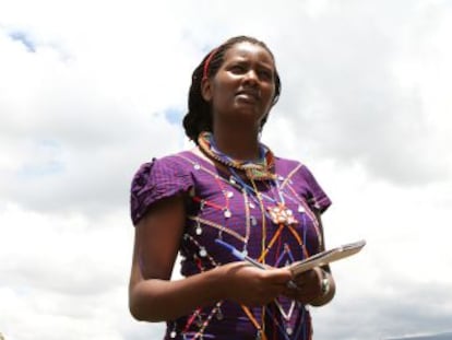 Nailantei Leng’ete es a sus 25 una veterana en la guerra contra la mutilación genital femenina que somete a las mujeres masai de Kenia