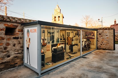 Expositor del Museo del Pop en Santa Colomba de Somoza.