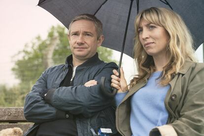 Martin Freeman y Daisy Haggard, en 'Bendita paciencia'.