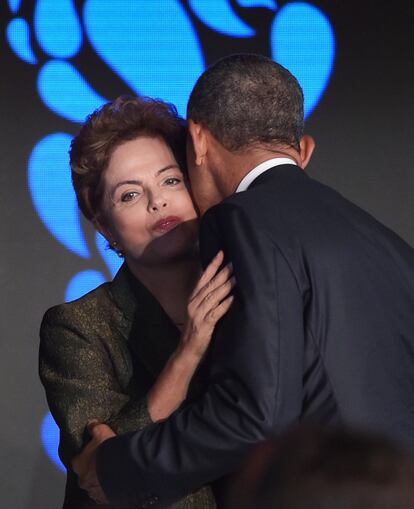 Barack Obama e Dilma Rousseff se cruzaram na sexta-feira na Cúpula. Brasil e Estados Unidos viveram momentos tensos em 2013, quando foi revelado que a presidenta tinha sido espionada pelos norte-americanos. Rousseff chegou a denunciar o caso perante à ONU.