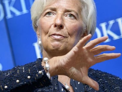 La directora gerente del Fondo Monetario Internacional, Christine Lagarde, en una imagen de este mes.