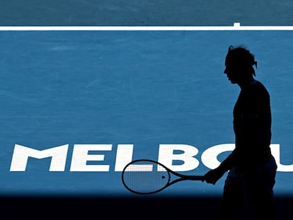 Nadal, esta semana durante un partido en la Rod Laver Arena de Melbourne.