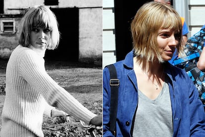 La musa de los Rolling Stone fue experta en reinventar su melena rubia apostando por el flequillo y distintas larguras. Pero el bob fue su corte. Sienna Miller lo replicó en 2014