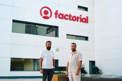 Factorial co-founders Jordi Romero and Bernat Farrero, in an image provided by the company.