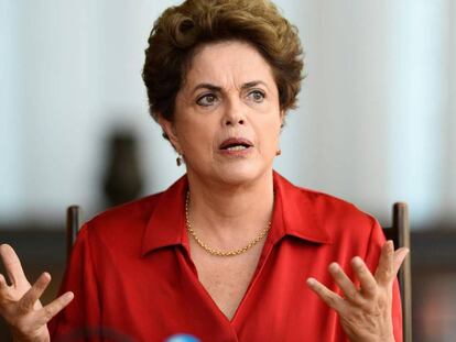 Dilma no Pal&aacute;cio da Alvorada em 18 de agosto.