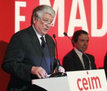 El presidente de la patronal empresarial madrileña CEIM y vicepresidente de la CEOE, Arturo Fernández.