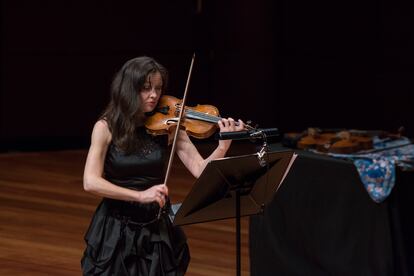 Lina Tur Bonet, en un momento del concierto.