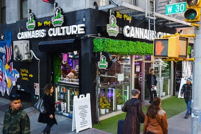 La tienda Cannabis Culture en Manhattan.
