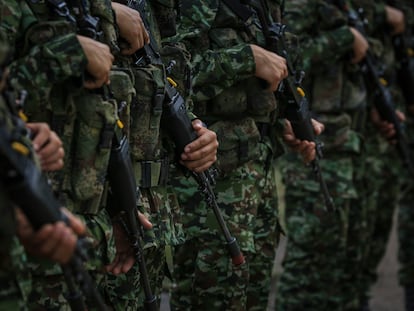 Soldados de las Fuerzas Militares de Colombia.