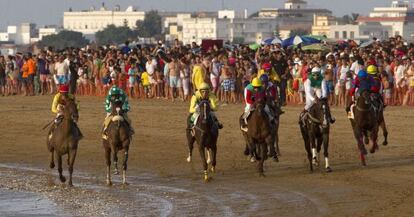 Carreras de caballos, este viernes en Sanl&uacute;car.