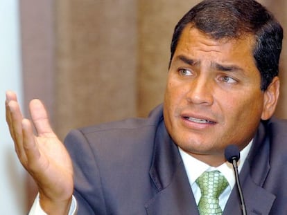 El presidente de Ecuador, Rafael Correa.