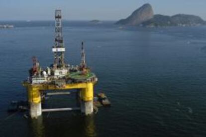 Plataforma de Repsol en Brasil.