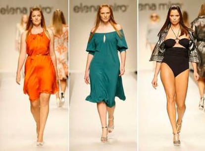 Tres propuestas de Elena Miró para la próxima temporada de primavera-verano.