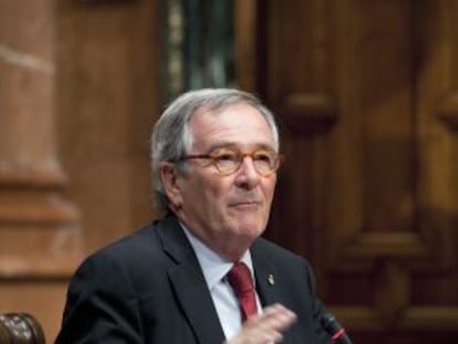 El alcalde de Barcelona, Xavier Trias. 