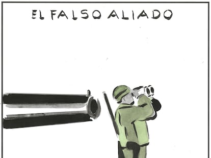 El Roto: por la espalda