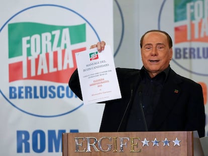 El ex primer ministro italiano, Silvio Berlusconi, en mayo de 2016.