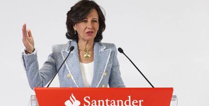 Ana Botín, presidenta de Banco Santander.